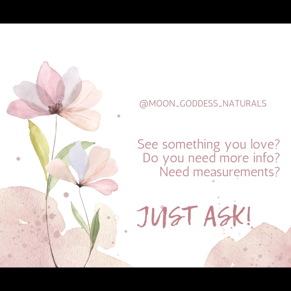 Need more info on an item that you saw? I’m here to answer all your questions!